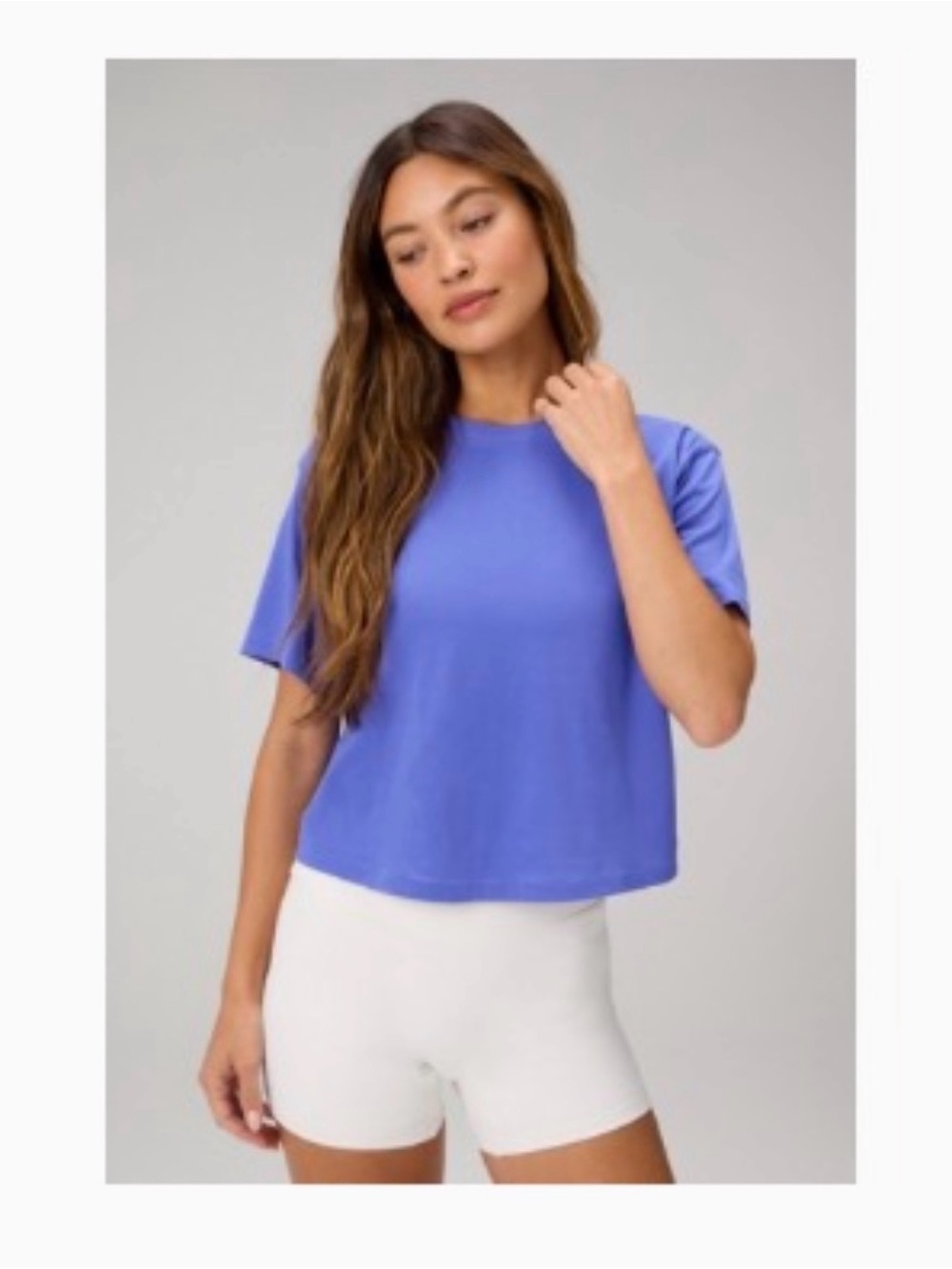 Fabletics Sapphire Sky M Boxy Tee